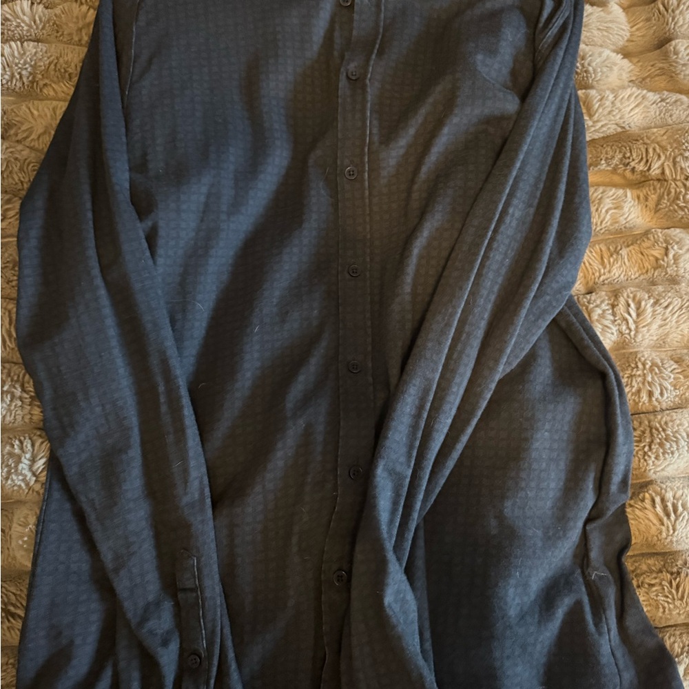 DESOTO Charcoal Button-Up Shirt